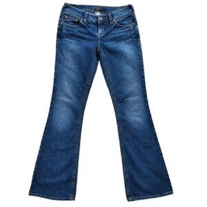 Silver Jeans Aiko Mid Rise Slim Bootcut Jeans Women's - Size 28W x 33L